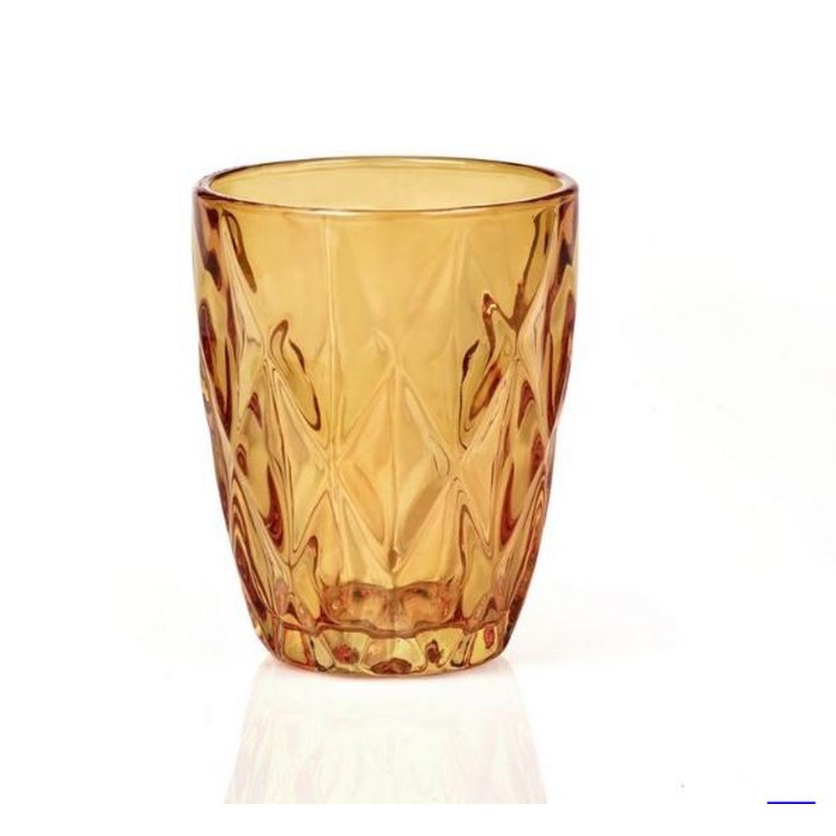 Bicchiere Vetro Singolo Acqua Loira Ambra ml.250 | M2 Store