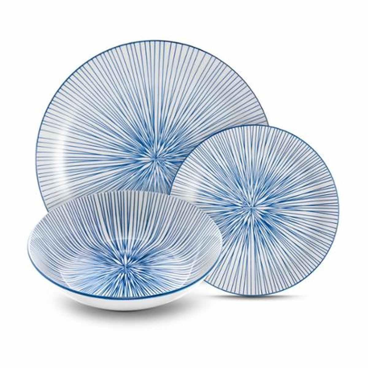Piatti Servizio Tavola Set pz.18 Porcellana Kaleidos Iper | Allreds