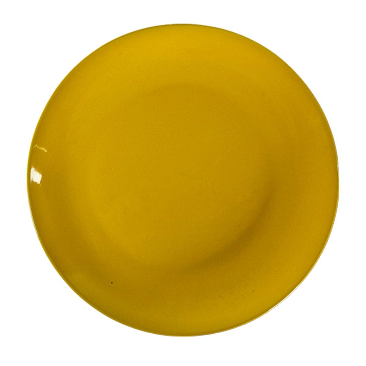 Piatto Tavola Porcellana Kaleidos Frutta cm.20,5 Giallo | Allreds