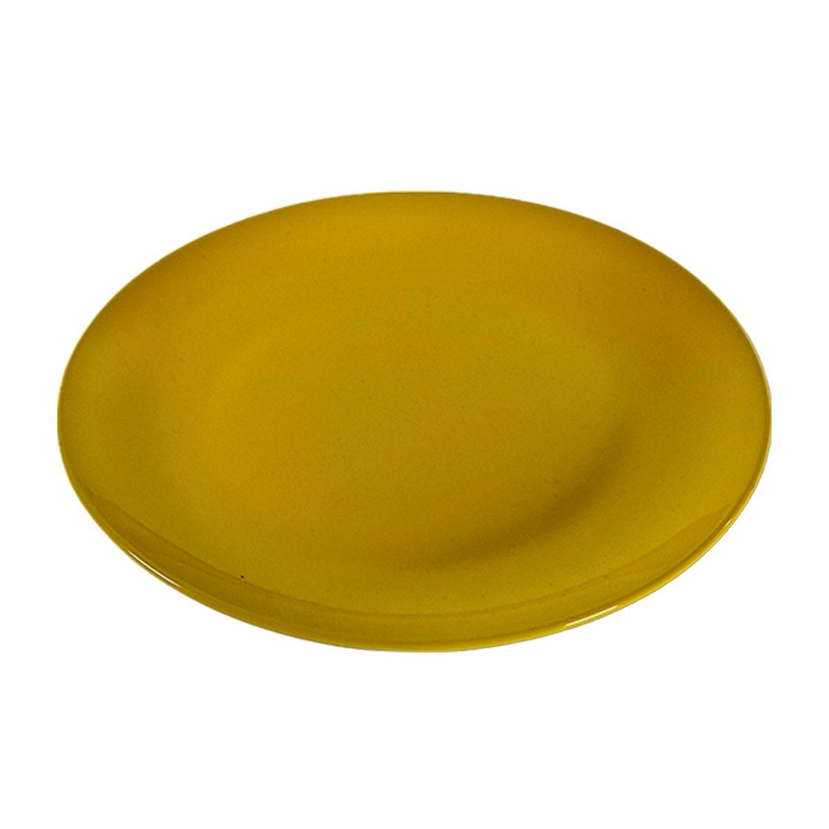 Piatto Tavola Porcellana Kaleidos Frutta cm.20,5 Giallo | Allreds