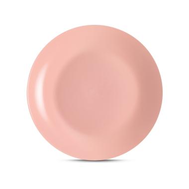 Piatto Tavola Porcellana Kaleidos Piano cm.Ø27 Rosa | Allreds