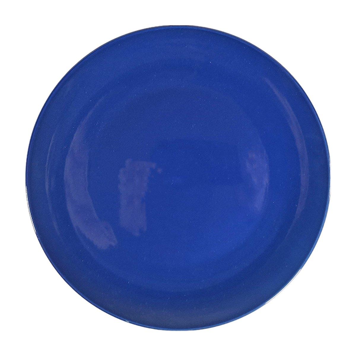 Piatto Tavola Porcellana Kaleidos Piano cm.Ø27 Blu | Allreds