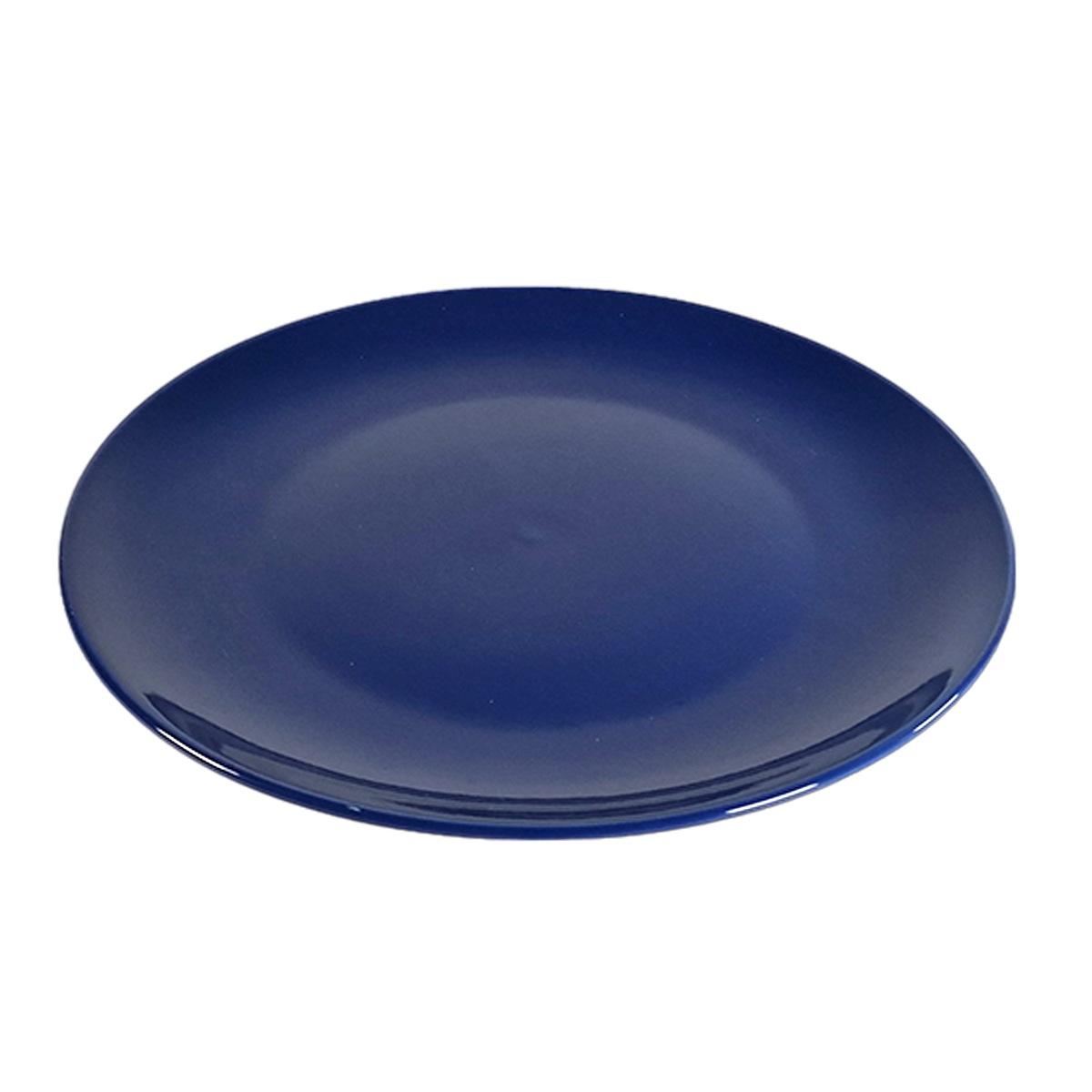 Piatto Tavola Porcellana Kaleidos Piano cm.Ø27 Blu | Allreds