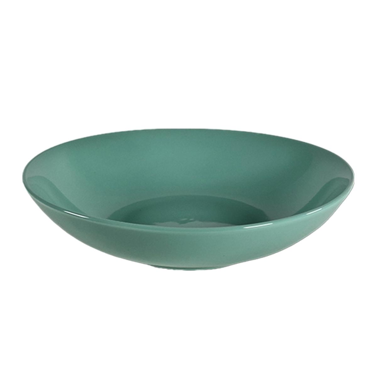 Piatto Tavola Porcellana Kaleidos Fondo cm.Ø20,5 Azzurro | Allreds