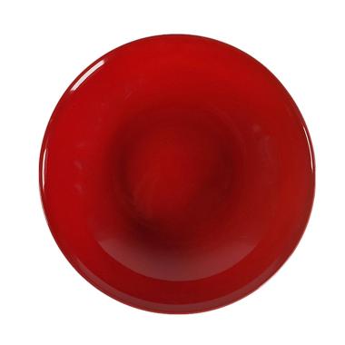 Piatto Tavola Porcellana Kaleidos Fondo cm.20,5 Rosso |Allreds