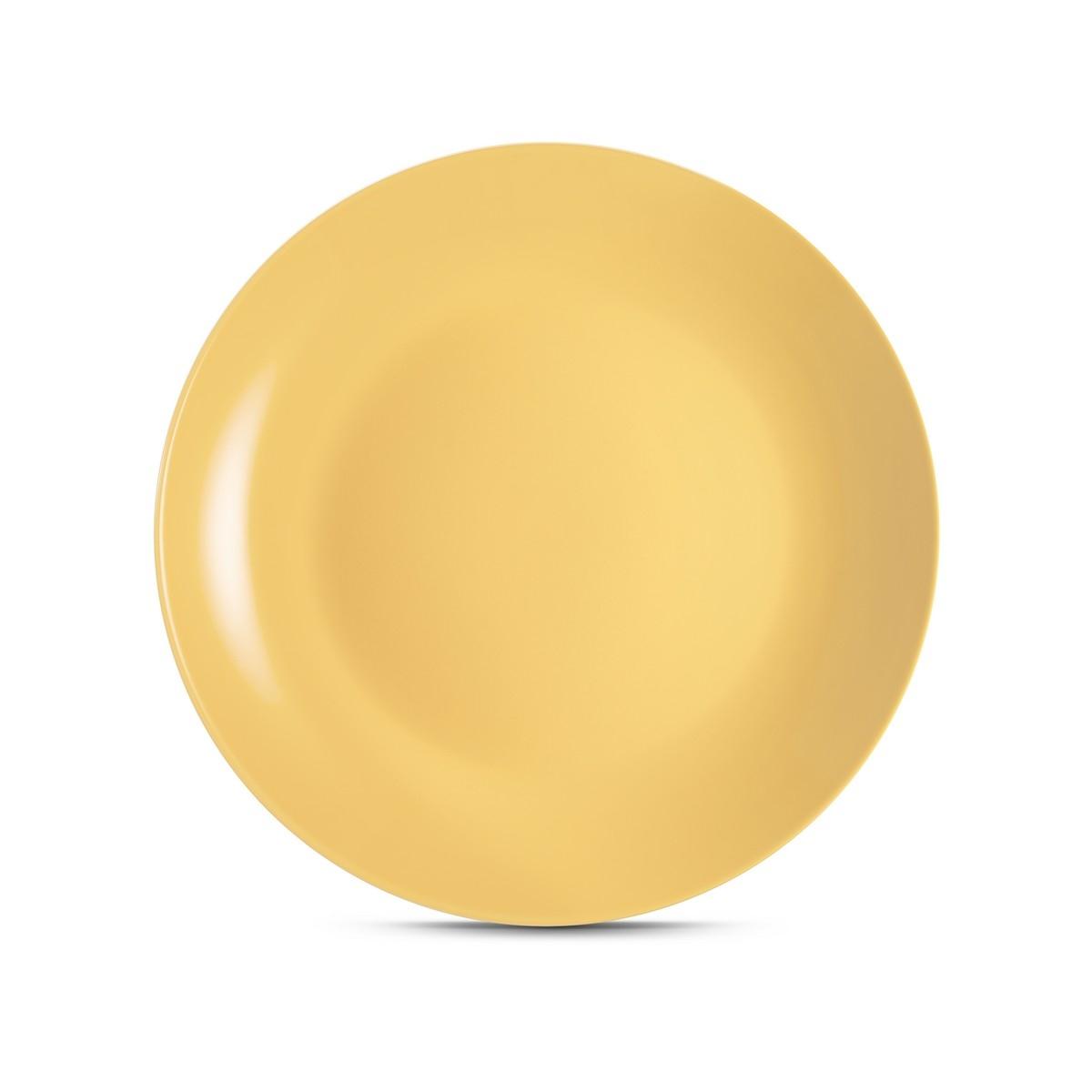 Piatto Tavola Porcellana Kaleidos Piano cm.27 Giallo S | Allreds