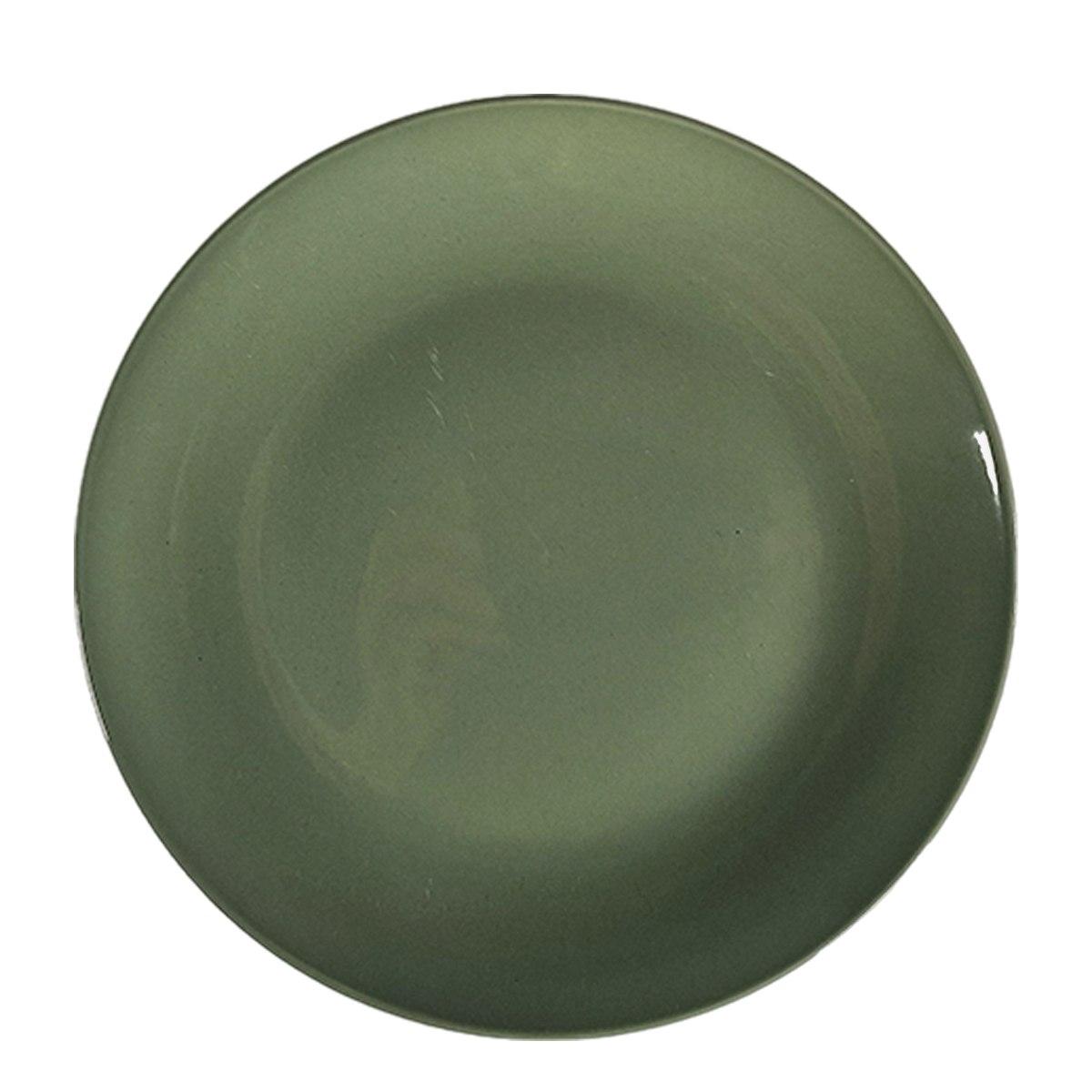 Piatto Tavola Porcellana Kaleidos Frutta cm.20,5 Verde Salvia | Allreds