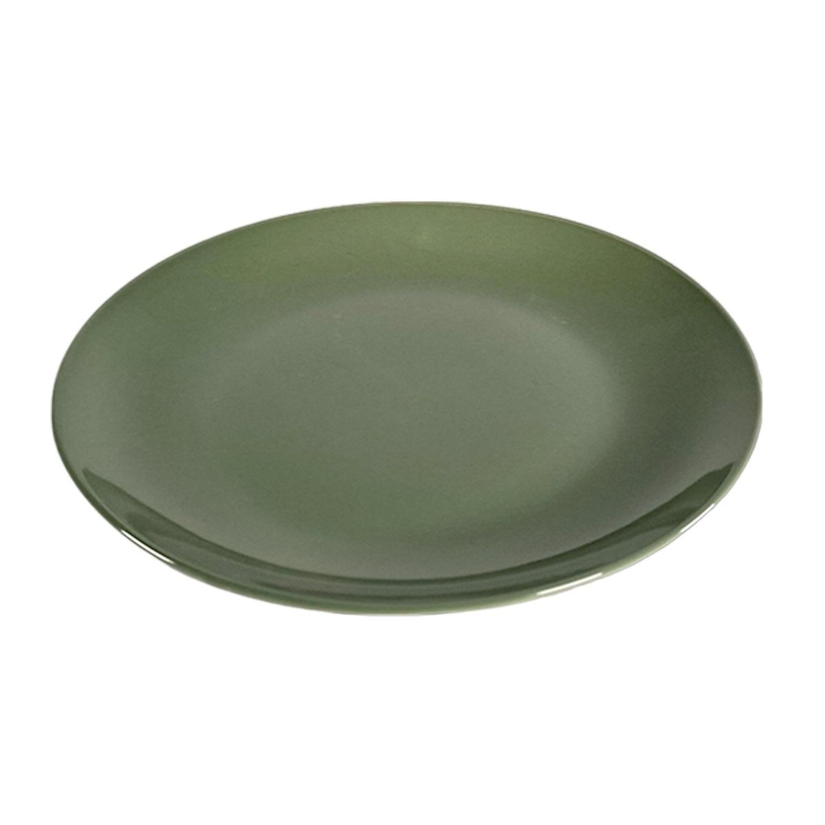 Piatto Tavola Porcellana Kaleidos Frutta cm.20,5 Verde Salvia | Allreds