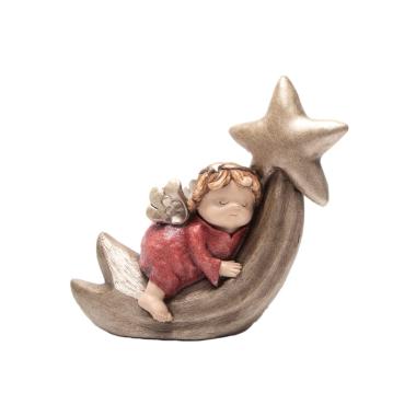 Angelo Resina con Stella Cometa Abito Rosso c45 |Silani