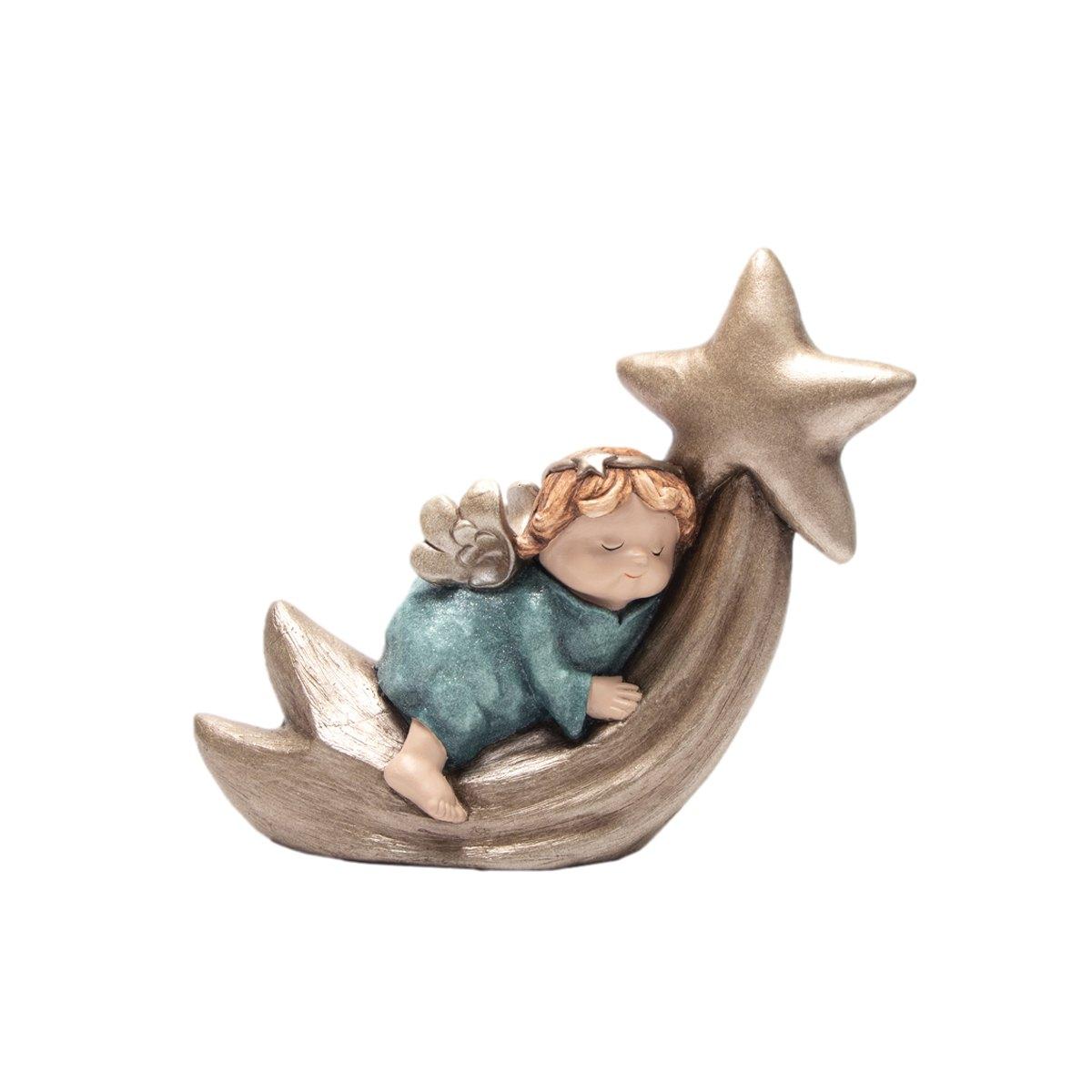 Angelo Resina con Stella Cometa Abito Verde c45 |Silani