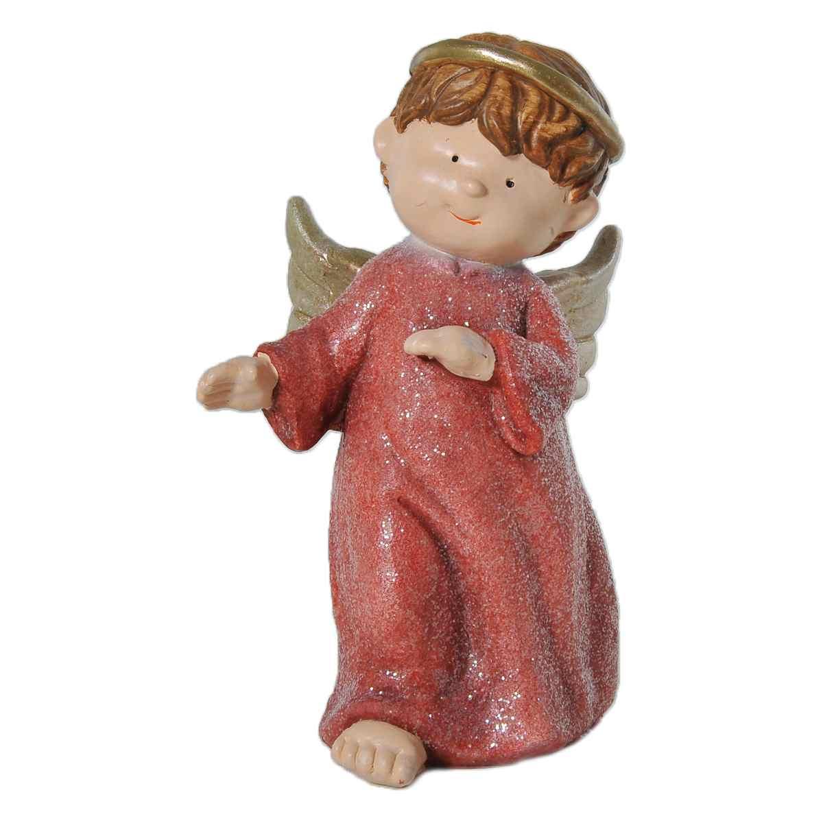 Angelo Resina con Abito Rosso cm.16x24 |Silani