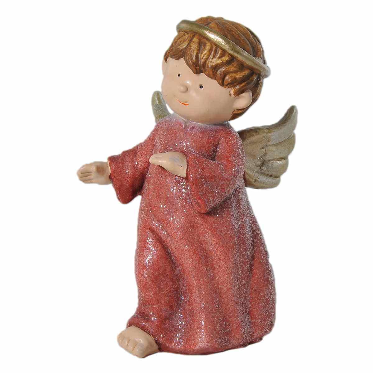 Angelo Resina con Abito Rosso cm.16x24 |Silani