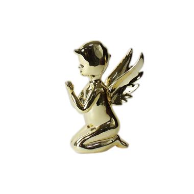 Angelo Ceramica in Ginocchio Oro cm.9x5x12 |Silani