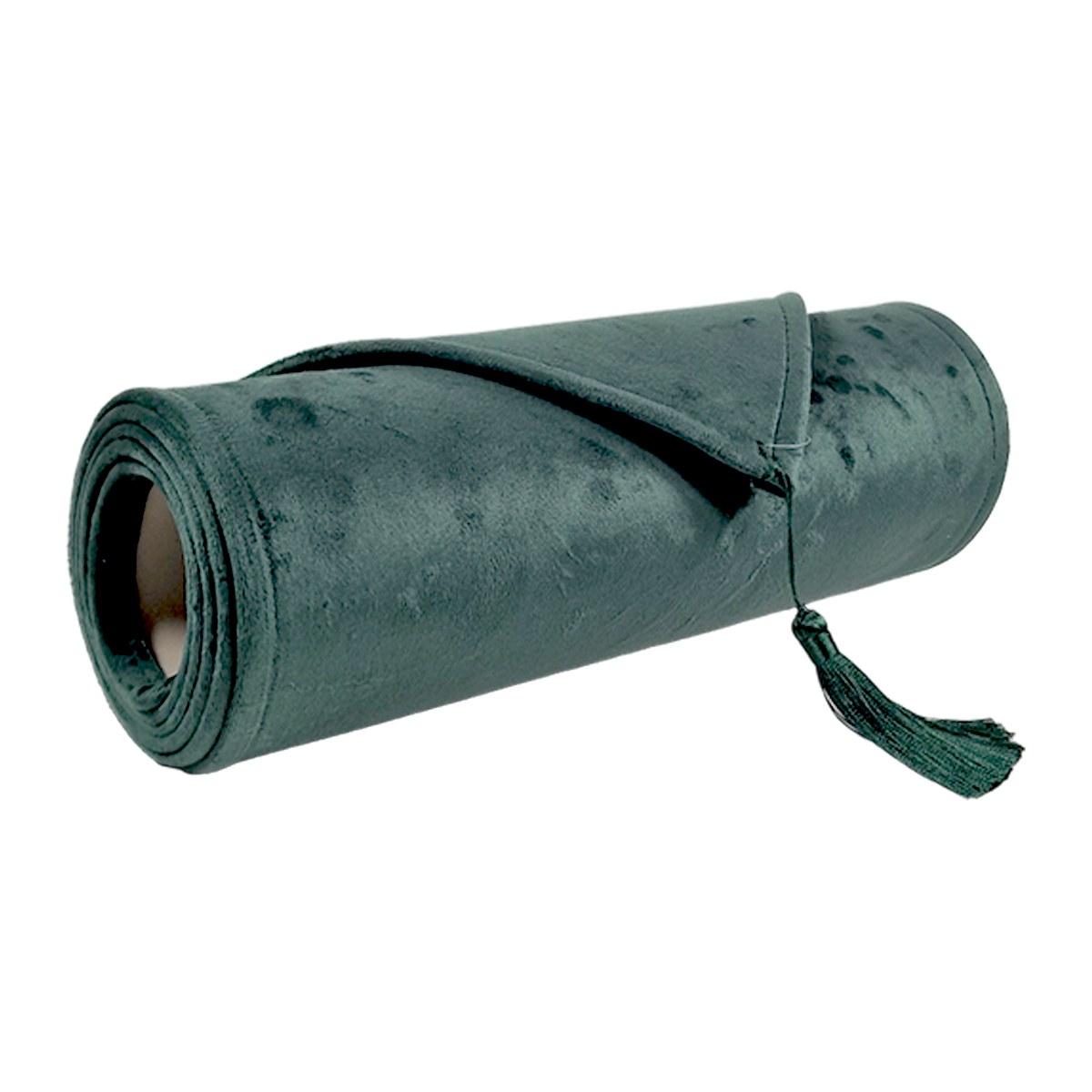 Runner cm.33x180 Velluto Verde | Silani