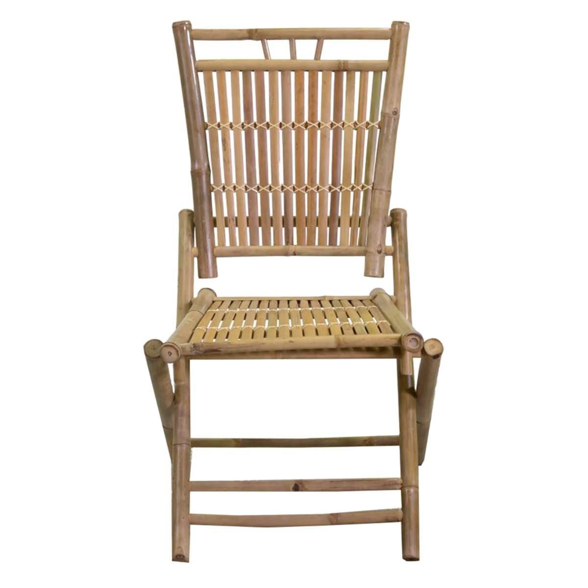 Sedia Bambù Naturale Macao cm.58x55x99