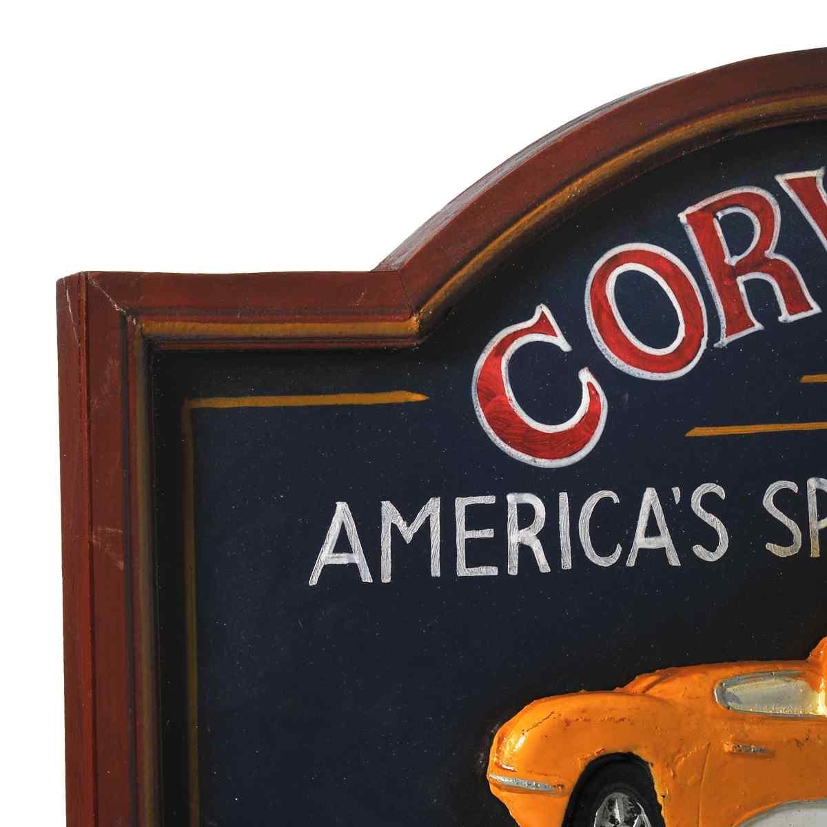 Quadro Legno con Auto cm.33x60xh2 | Vacchetti