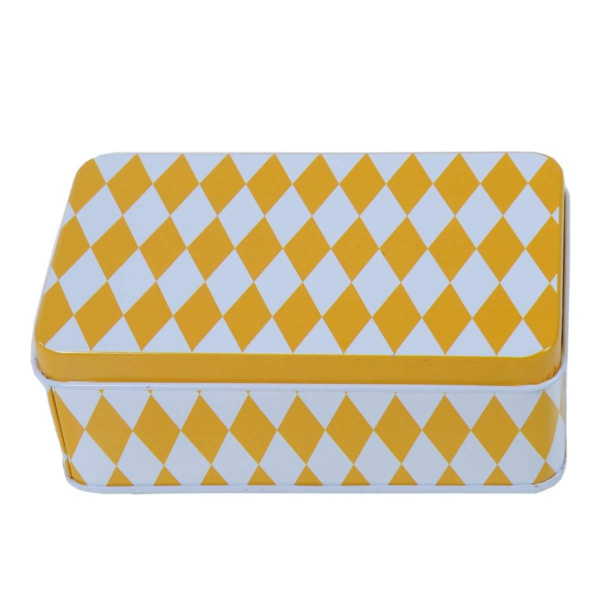 Scatola Metallo Porta Oggetti cm.12x7xh4 | Vacchetti