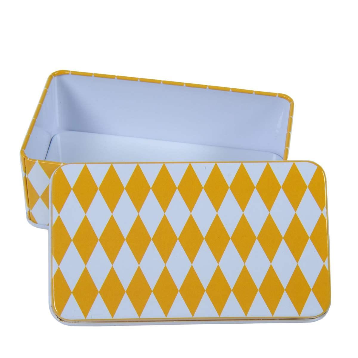 Scatola Metallo Porta Oggetti cm.12x7xh4 | Vacchetti