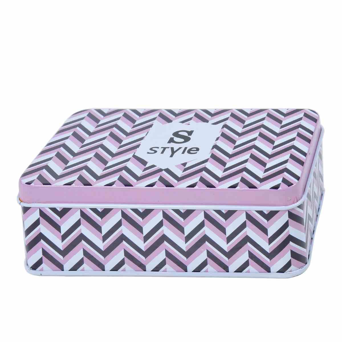 Scatola Metallo Porta Oggetti cm.12x7xh4 | Vacchetti