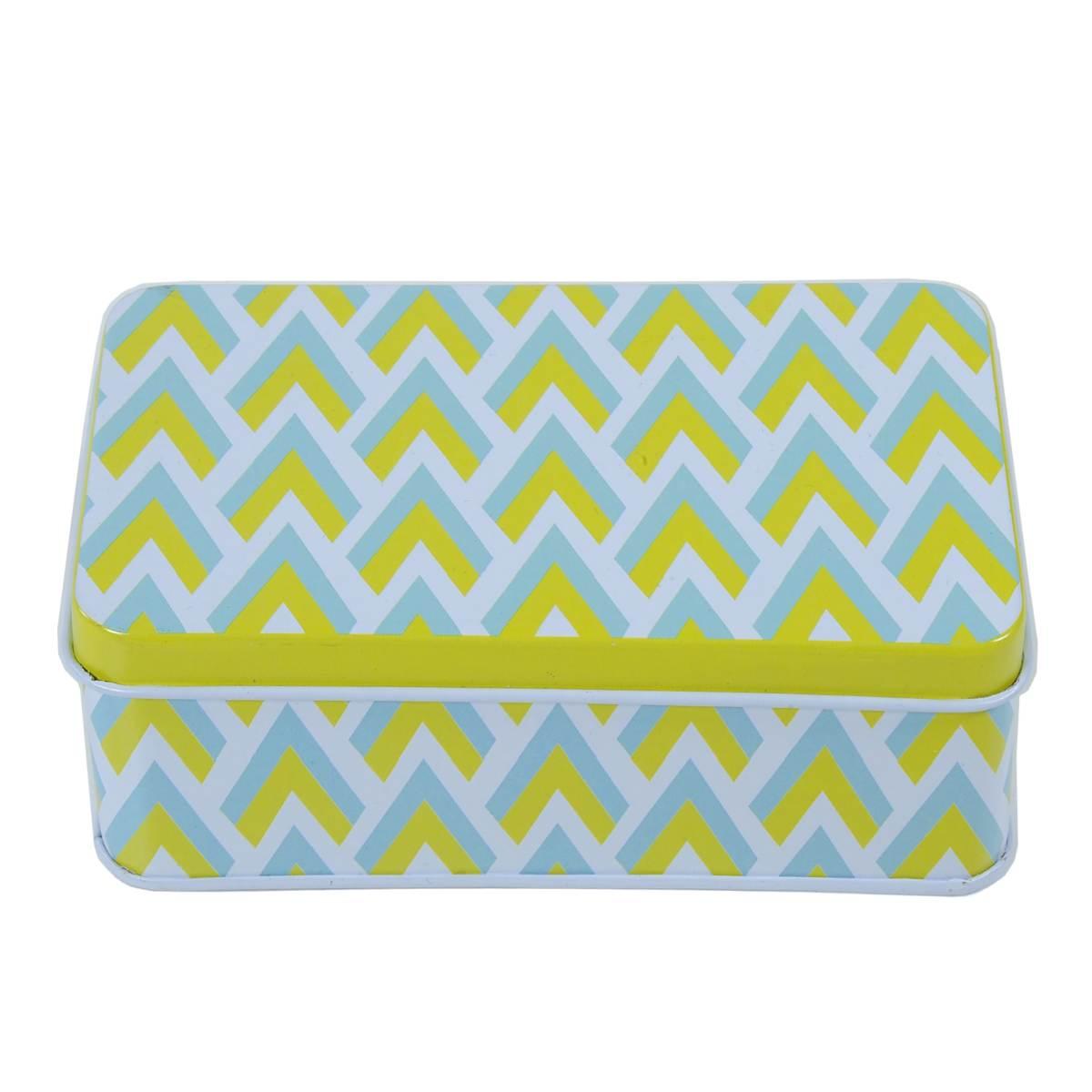 Scatola Metallo Porta Oggetti cm.12x7xh4 | Vacchetti