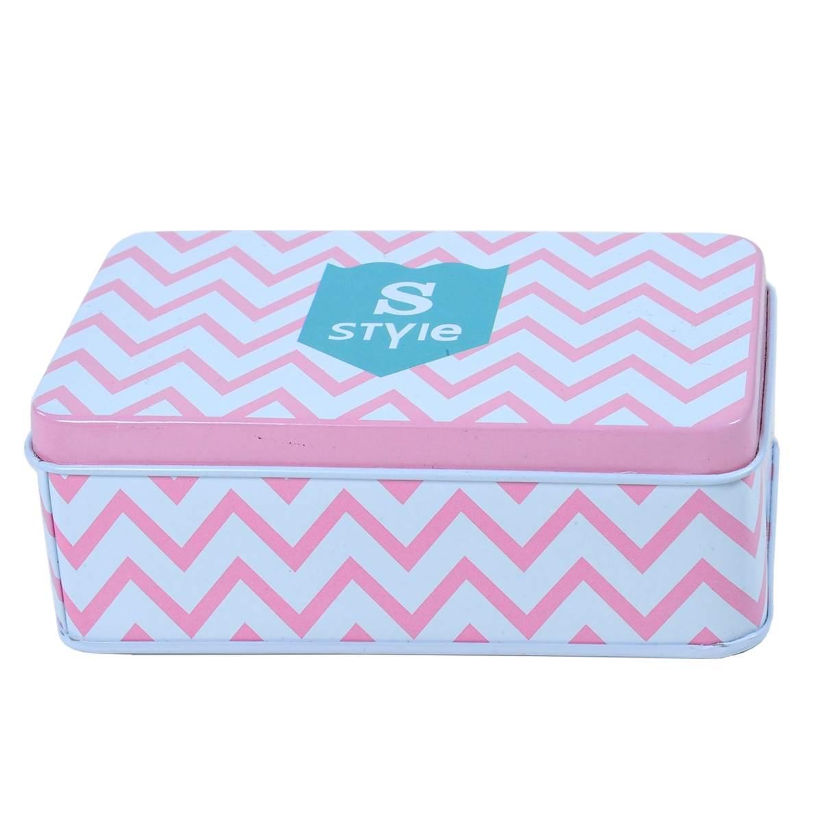 Scatola Metallo Porta Oggetti cm.12x7xh4 | Vacchetti