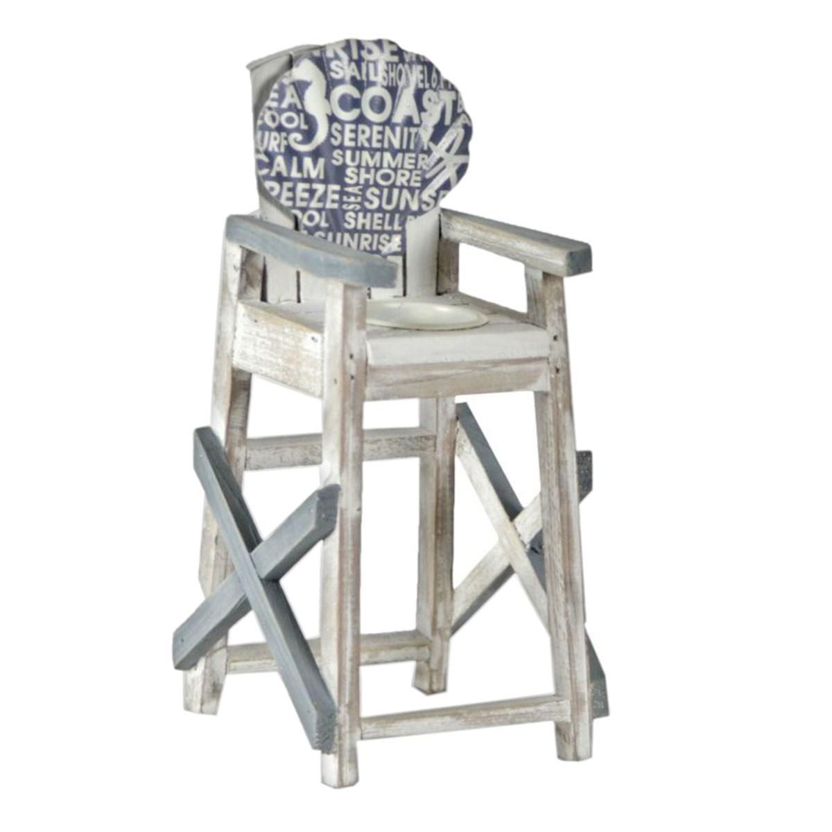 Portacandela Sdraia Mare cm.29 Legno | Vacchetti