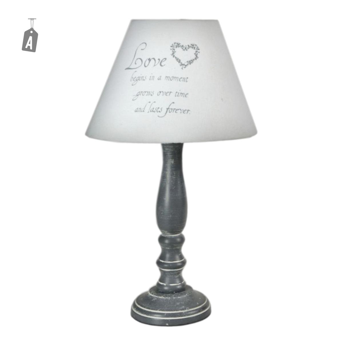 Lampada Tavolo Legno cm.35 3 Colori Assortiti | Vacchetti