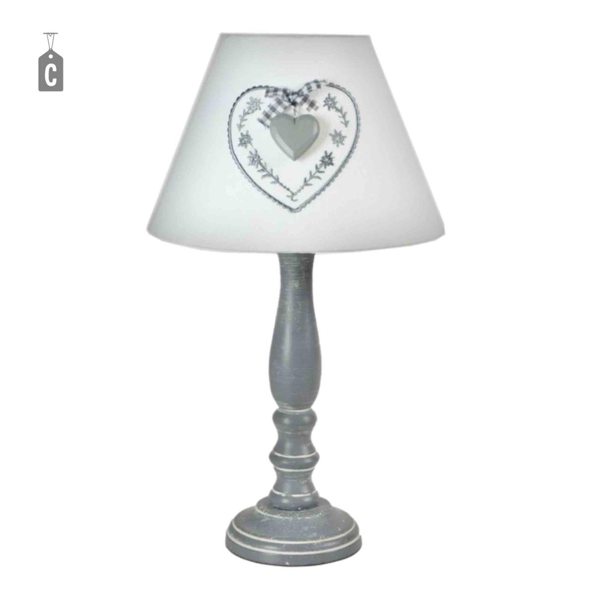 Lampada Tavolo Legno cm.35 3 Colori Assortiti | Vacchetti