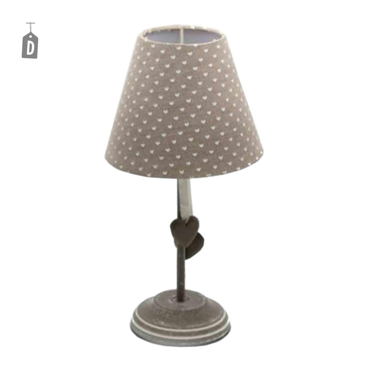 Lampada Tavolo Legno cm.35 6 Colori Assortiti | Vacchetti