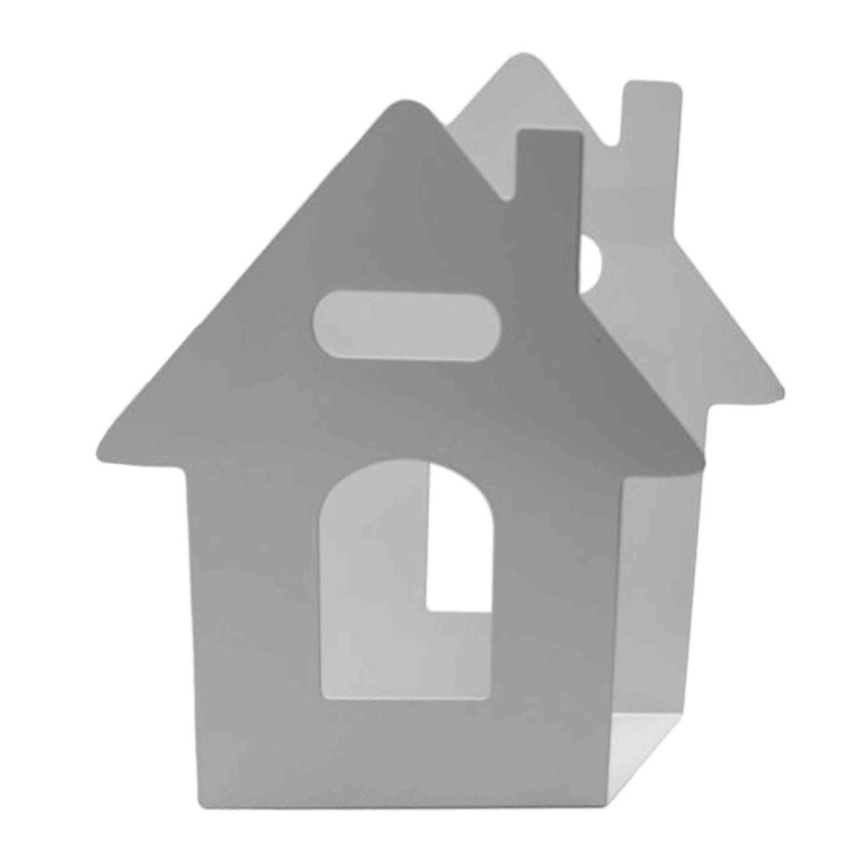 Portariviste Metallo Bianco Casa cm.30x11xh29 |Vacchetti