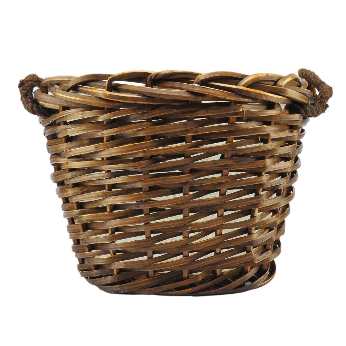 Cesto Vimini Portalegna Noce cm.45x35x32 | Vacchetti