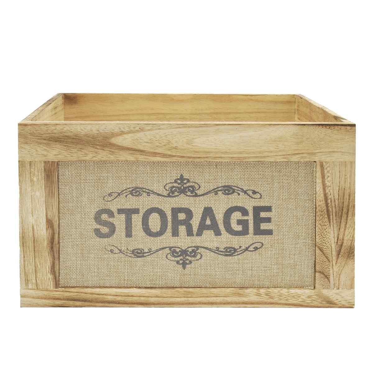 Scatola Porta Oggetti Legno con Coperchio cm.30 | Vacchetti