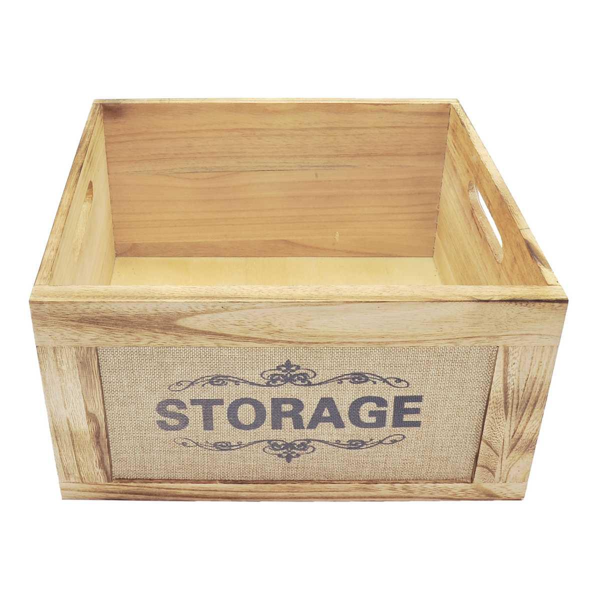 Scatola Porta Oggetti Legno con Coperchio cm.30 | Vacchetti