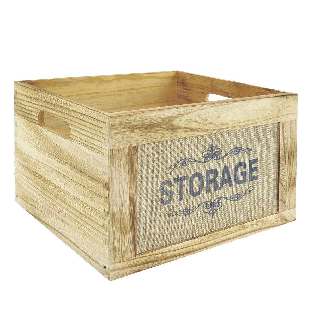 Scatola Porta Oggetti Legno con Coperchio cm.30 | Vacchetti