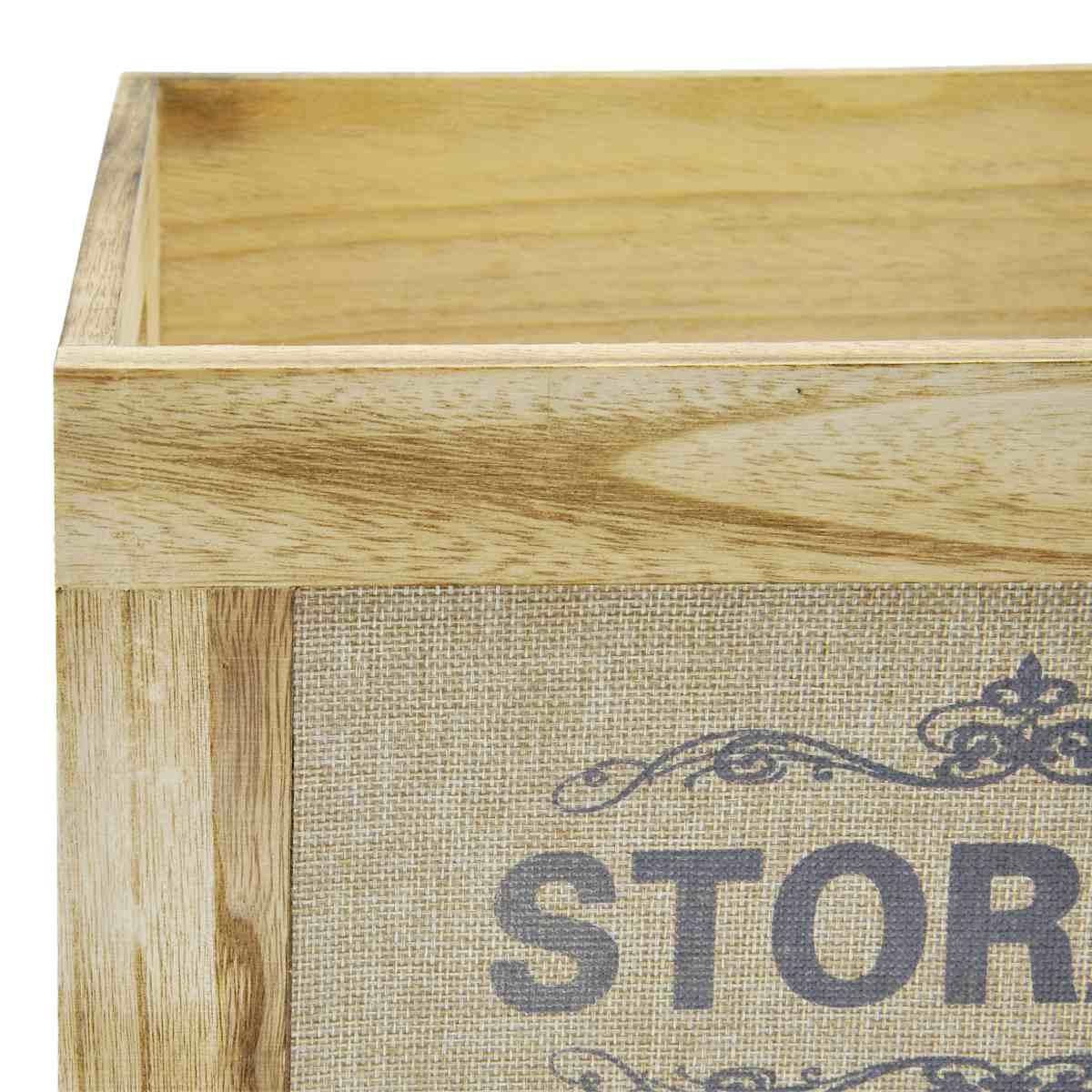 Scatola Porta Oggetti Legno con Coperchio cm.30 | Vacchetti