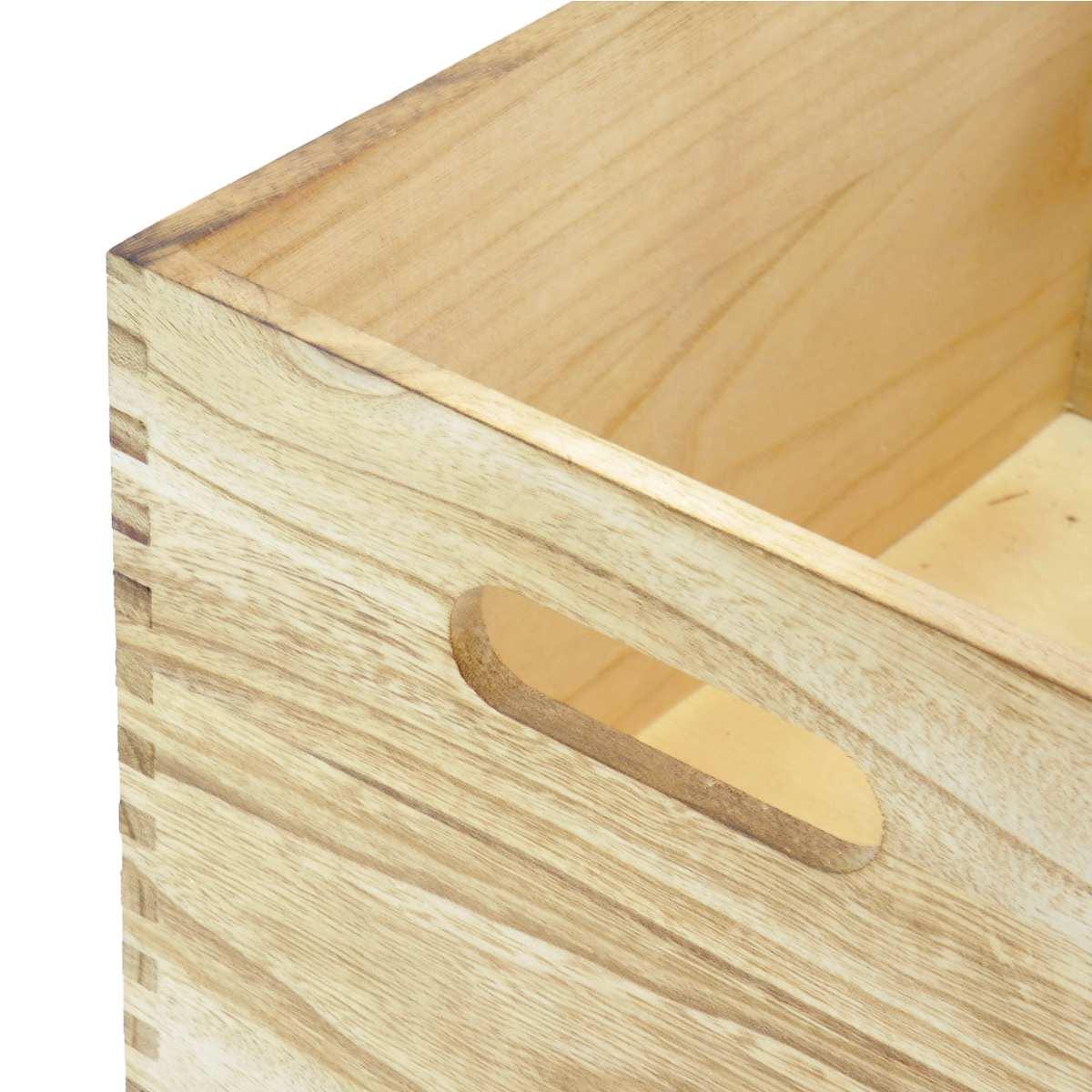 Scatola Porta Oggetti Legno con Coperchio cm.30 | Vacchetti