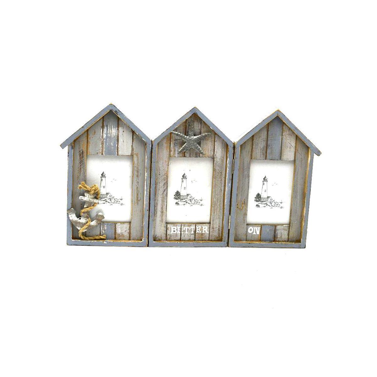 Cornice Multipla 3 Posti Legno Mare Apribile cm.45x25 | Vacchetti