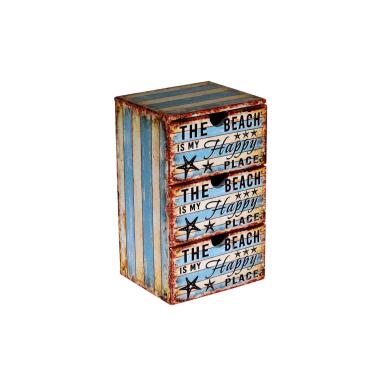 Portaoggetti Ecopelle 3 Colori Assortiti Beach | Vacchetti