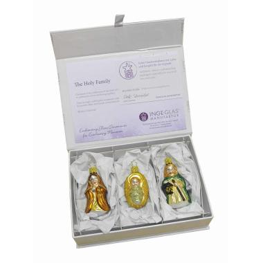 Pallina Natale Vetro Collezione Nativit Set pz.3 |Inge's Glass