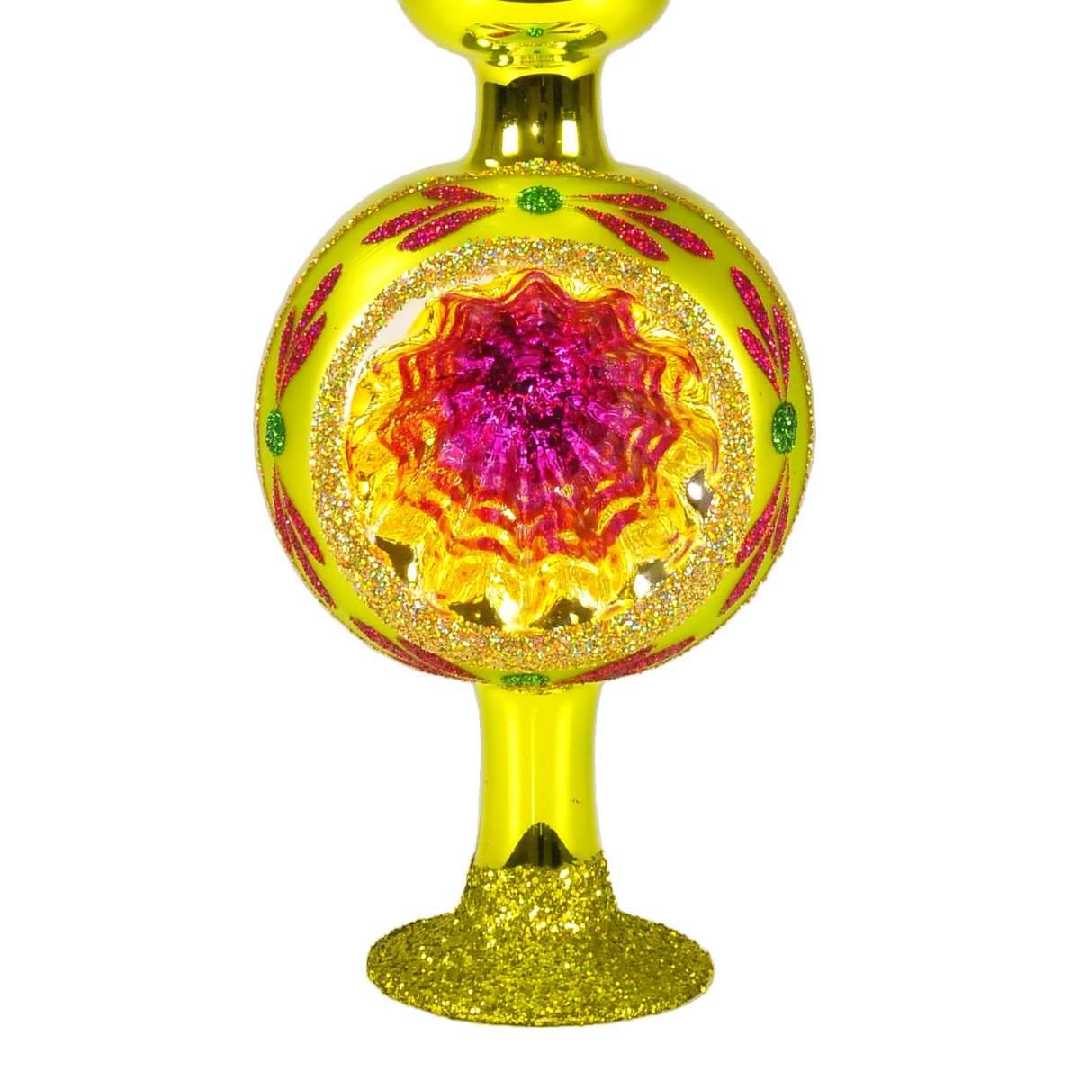 Puntale Albero Natale Vetro Collection cm.33 Verde |Inge's Glass