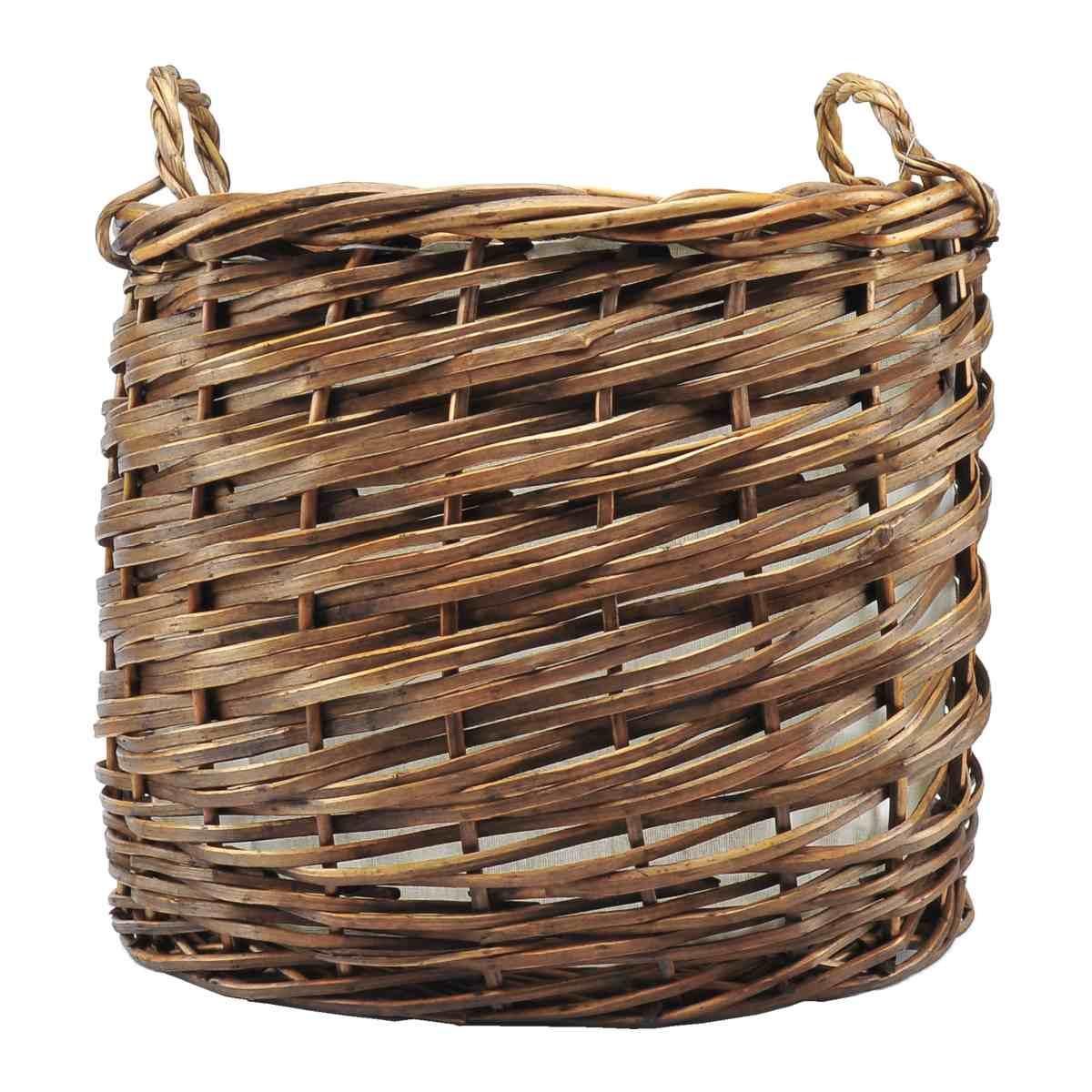 Cesto Vimini Portalegna Noce cm.47x33x46 | Vacchetti