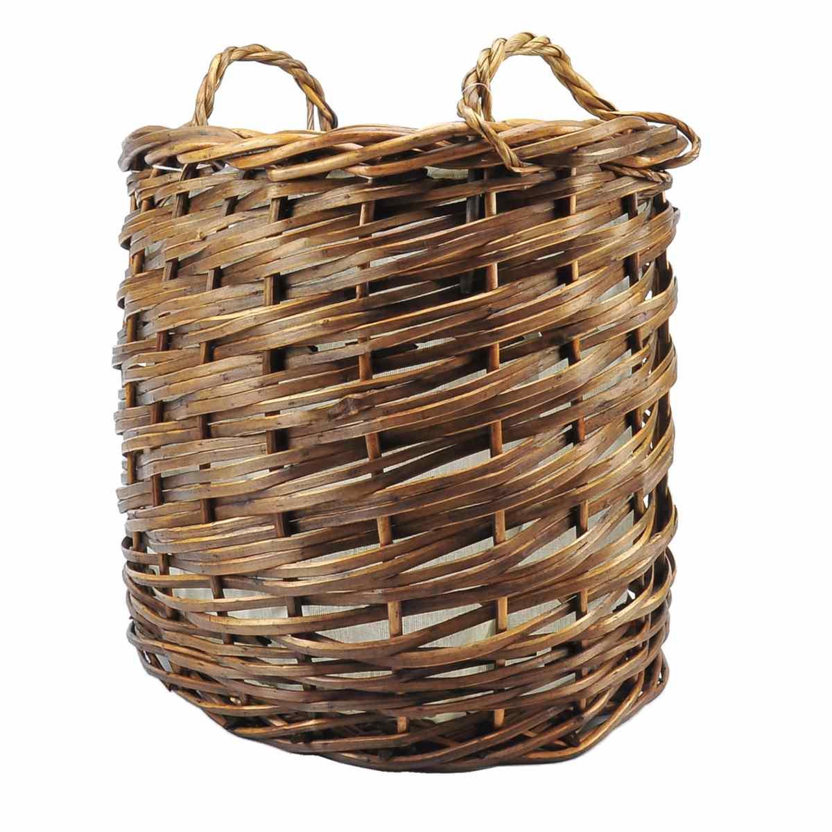 Cesto Vimini Portalegna Noce cm.47x33x46 | Vacchetti