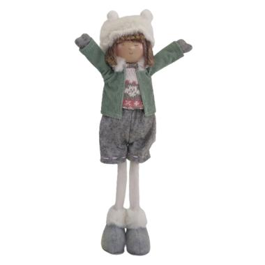 Pupazzo Bambina Gambe Metallo cm.37