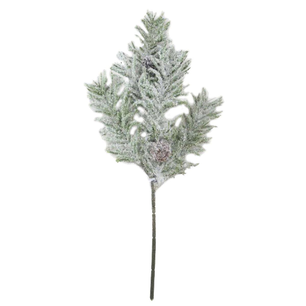 Fiore Natale Ramo Innevato cm.35 |Vacchetti