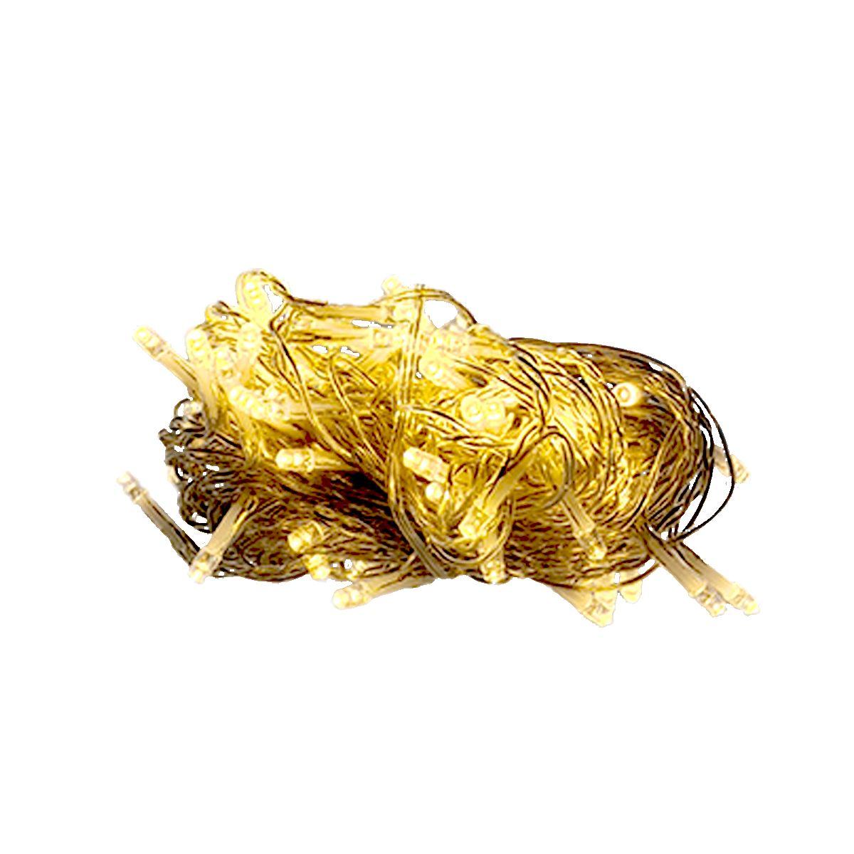 Luci Natale esterno LED 80 Bianco Caldo Luce Fissa |Vacchetti