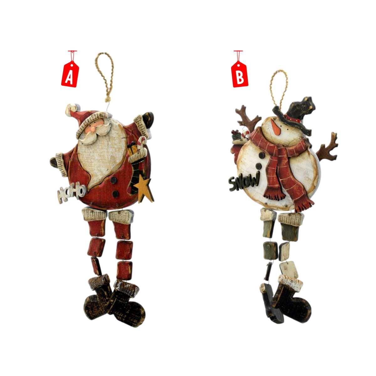 Fuoriporta Legno con Gambe cm.40 2 Modelli |Vacchetti