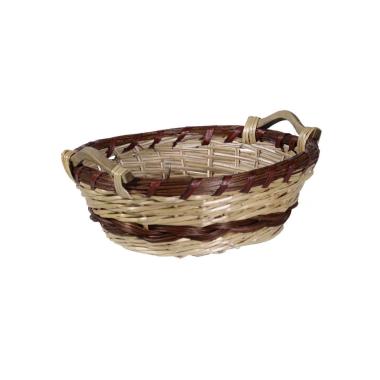 Cesto Natale Vimini Ovale Fascia cm.40x34x14 |Vacchetti
