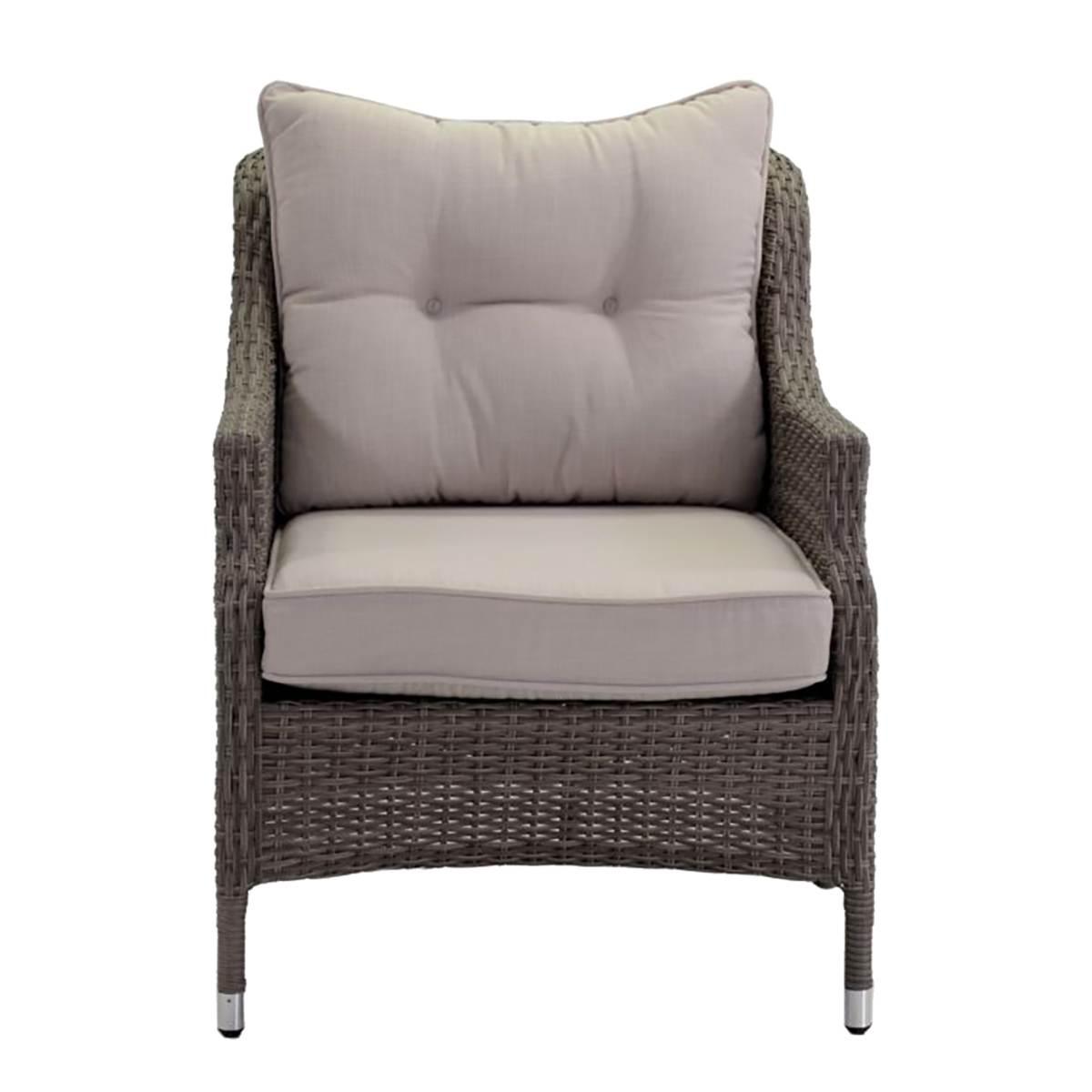 Salotto Atlanta Polyrattan Grigio Set 4 Pezzi | Vacchetti