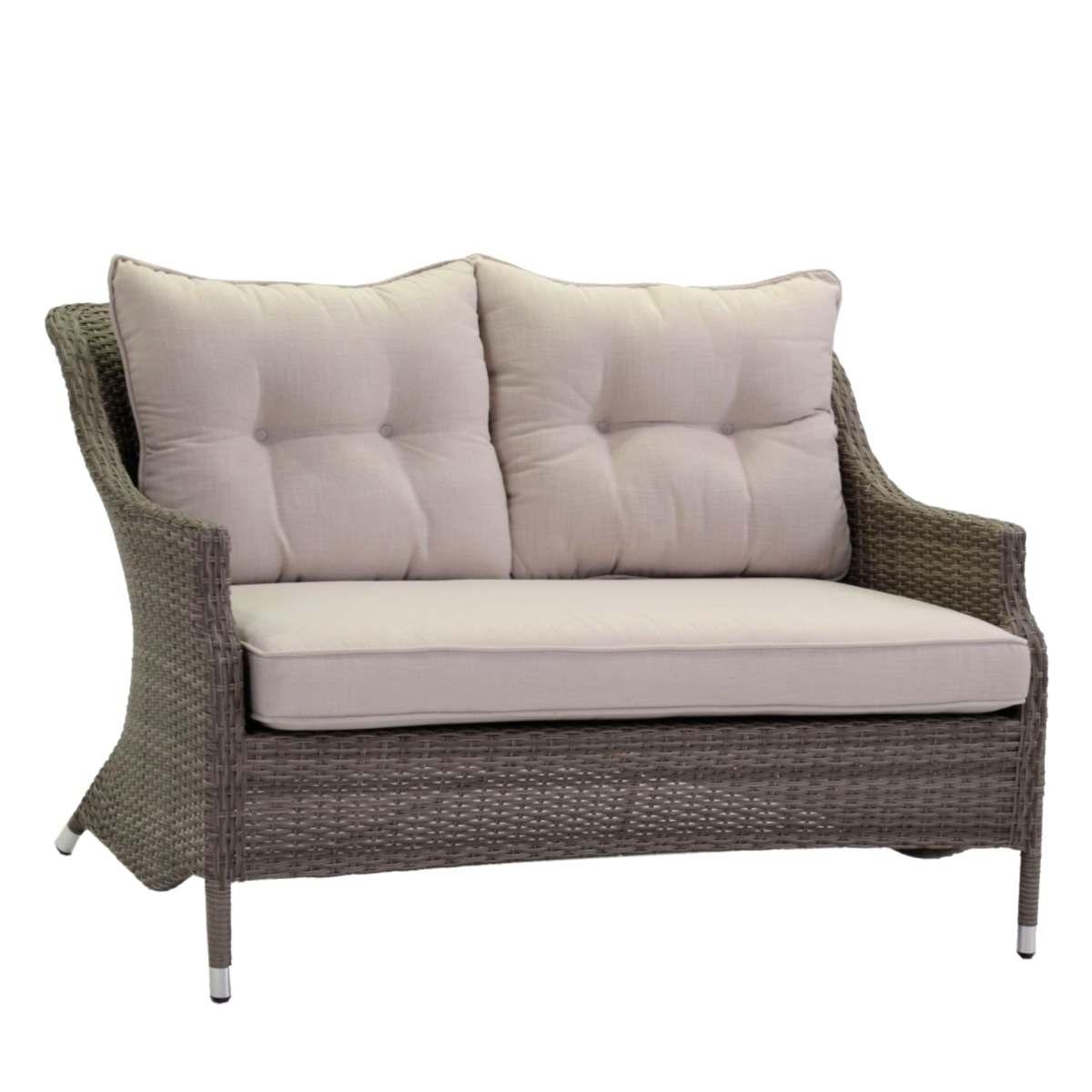 Salotto Atlanta Polyrattan Grigio Set 4 Pezzi | Vacchetti