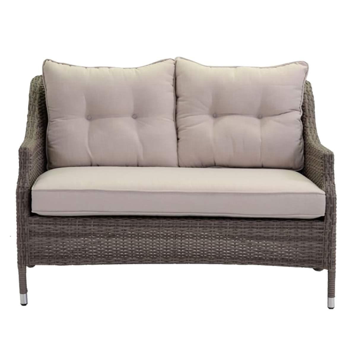 Salotto Atlanta Polyrattan Grigio Set 4 Pezzi | Vacchetti